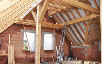 Castle Gate attic trusses